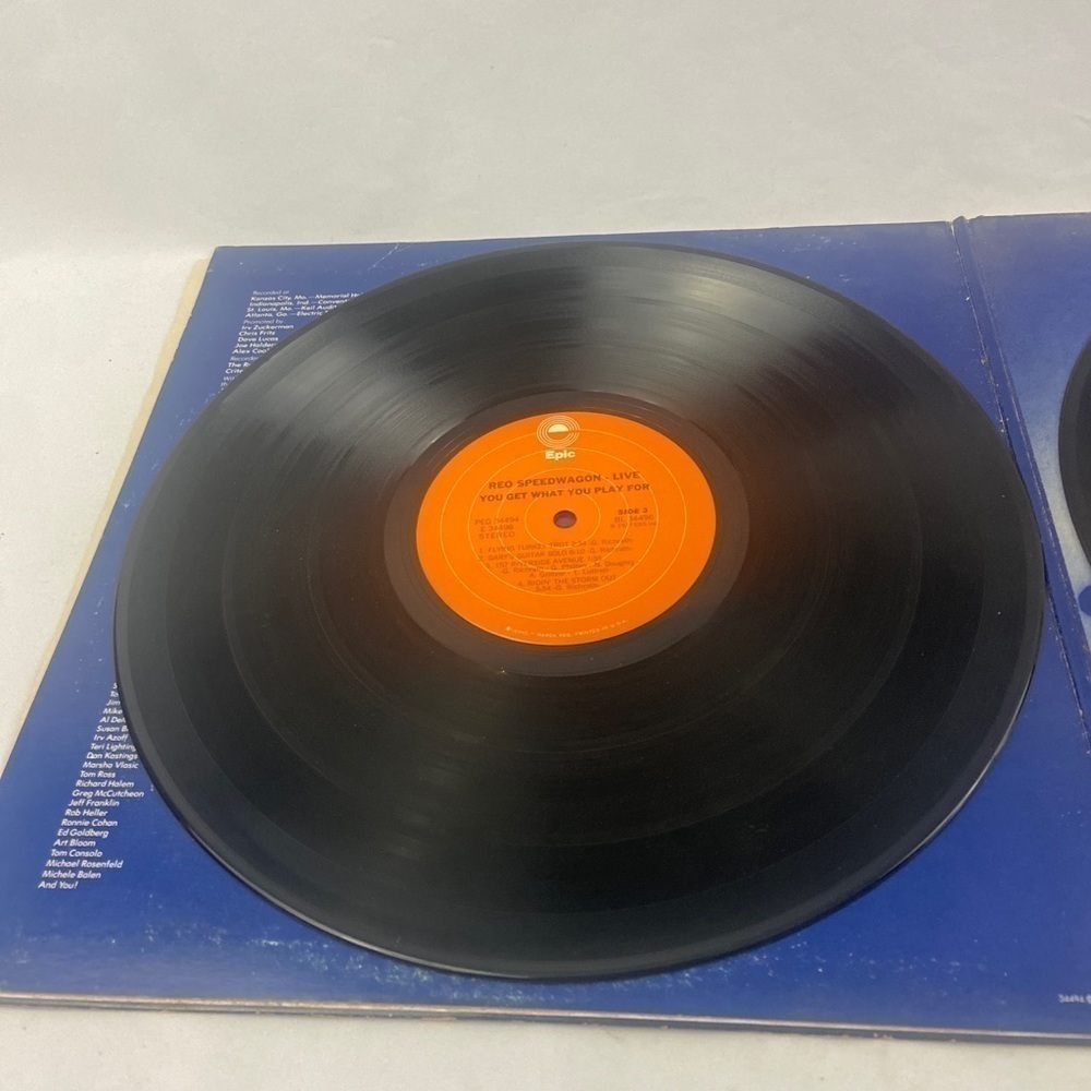 REO Speedwagon LP LIVE You Get What You Play For - Picture 5 of 11
